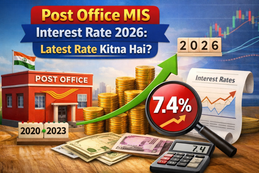 Post Office MIS Interest Rate 2026 7.4 percent monthly income scheme India