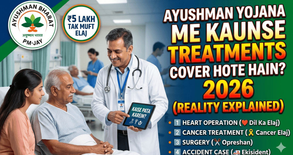 Ayushman Yojana Me Kaunse Treatments Cover Hote Hain 2026