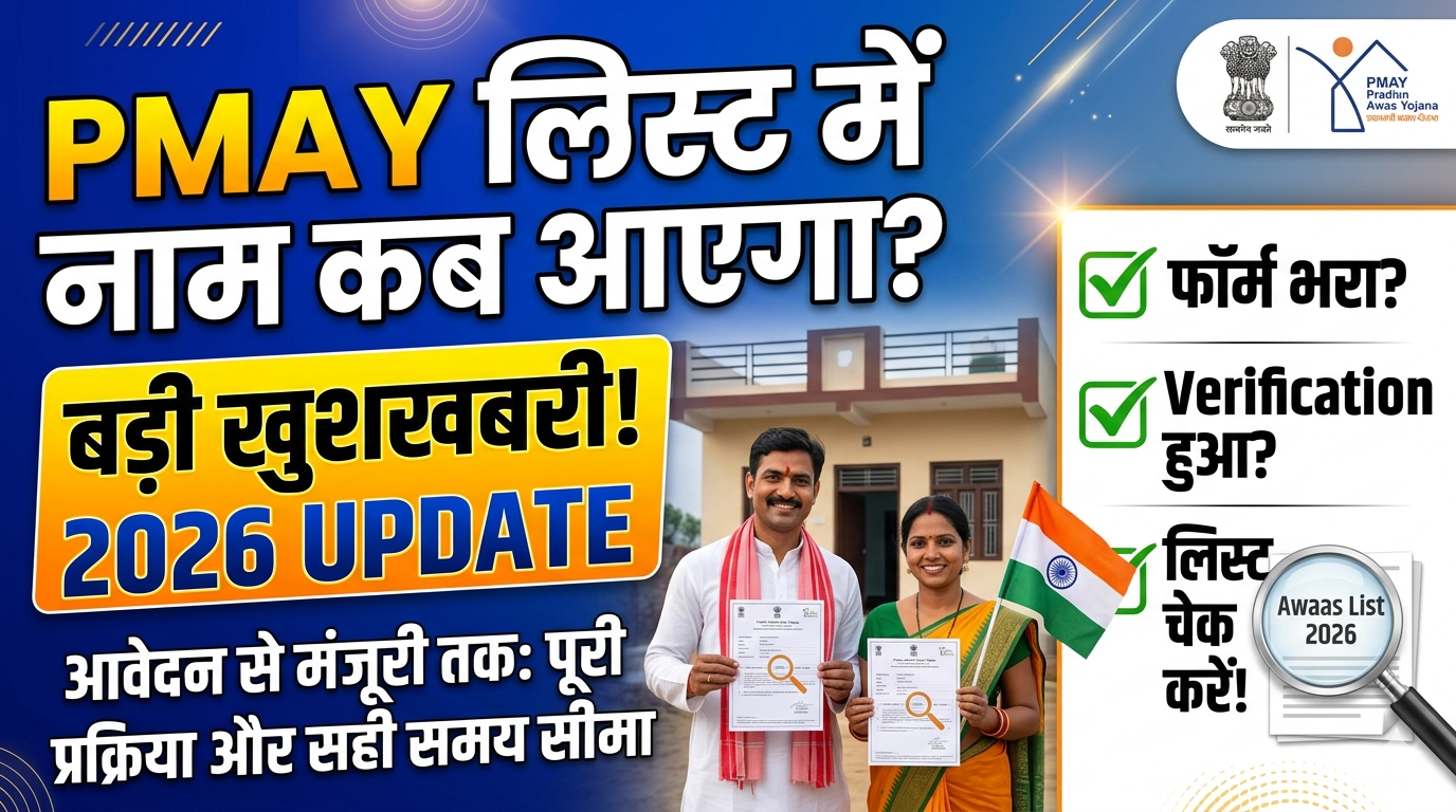PMAY List Me Naam Kab Aata Hai