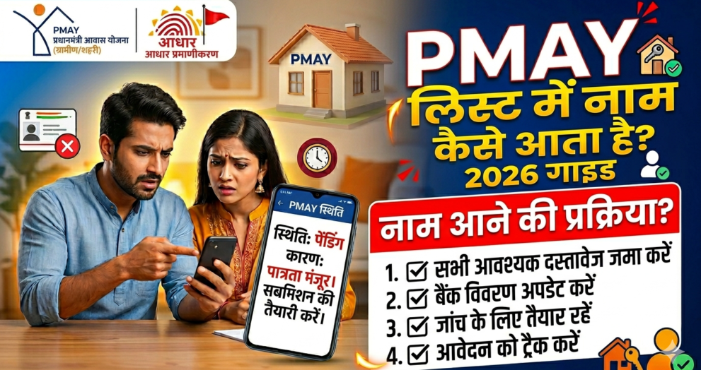 PMAY List Me Naam Kaise Aata Hai